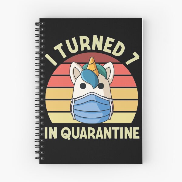 Item preview, Funny Unicorn 7. Birthday gift I Turned 7 In Quarantine designed and sold by 123428094.