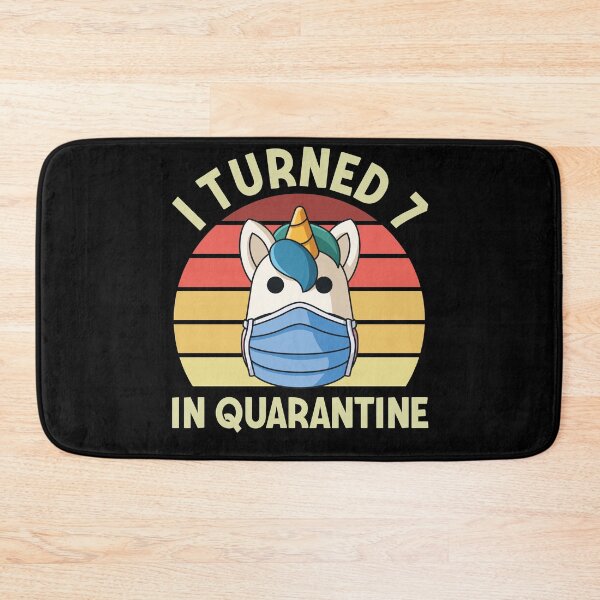 Item preview, Funny Unicorn 7. Birthday gift I Turned 7 In Quarantine designed and sold by 123428094.