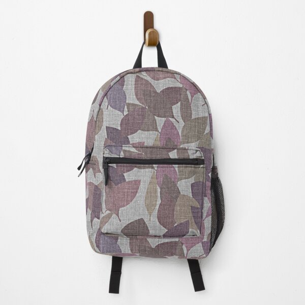 Item preview, Chic Berry Purple Brown Gray Leaves Art Pattern designed and sold by LC Graphic Design Studio.