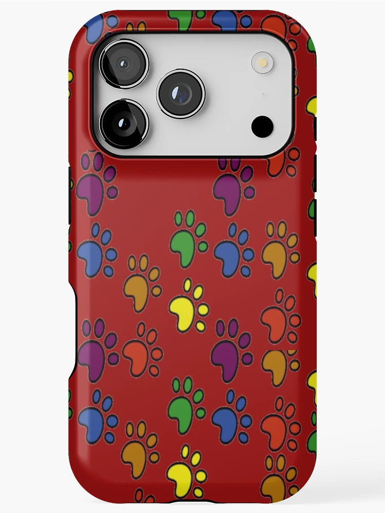 Thumbnail 1 of 4, iPhone Case, Paws Pattern designed and sold by julset.