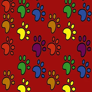 Artwork thumbnail, Paws Pattern by julset