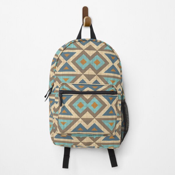 Item preview, Eclectic Native American Indian Mosaic Art Pattern designed and sold by LC Graphic Design Studio.