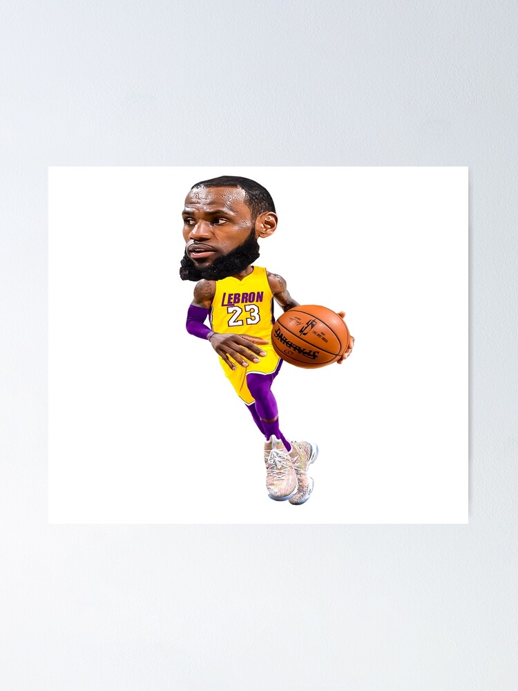 "Lebron Bobblehead Meme" Poster by Marctoonz Redbubble