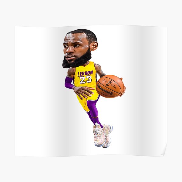 "Lebron Bobblehead Meme" Poster by Marctoonz Redbubble