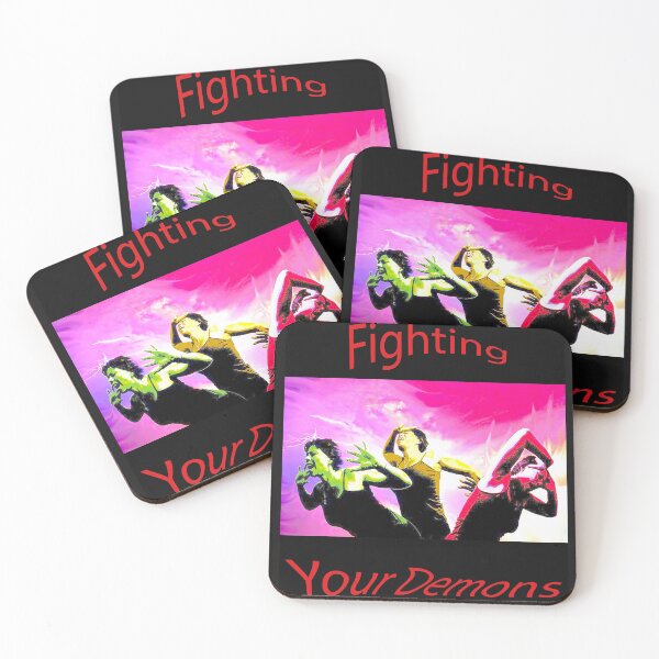 Item preview, Fighting your demons - drama (ED01) designed and sold by Elisabeth Dubois.