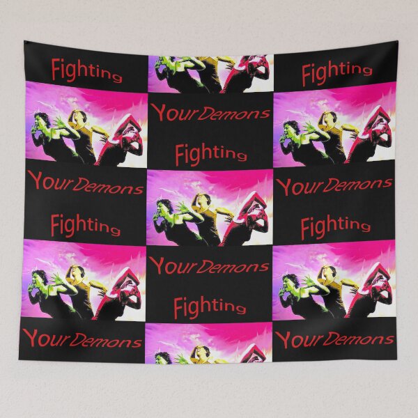 Item preview, Fighting your demons - drama (ED01) designed and sold by Elisabeth Dubois.