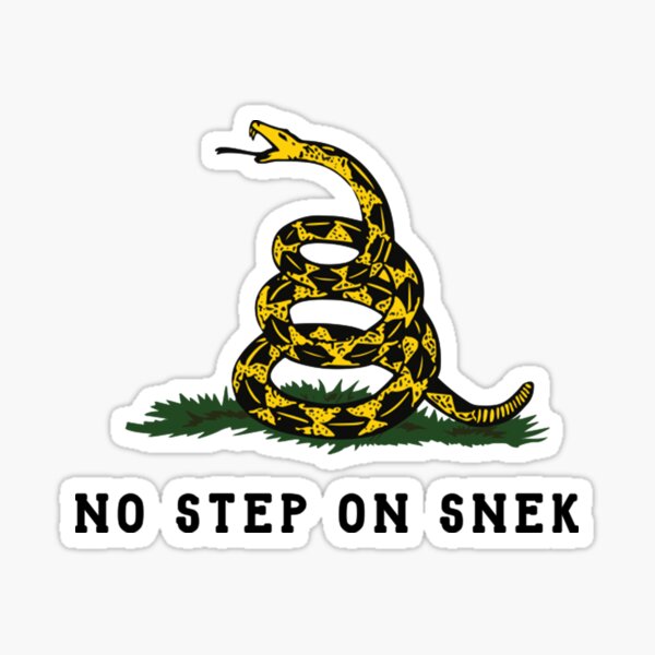 No Step On Snek T-Shirt T-Shirt Sticker for Sale by JWickClassic1