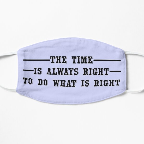 Quotes By Martin Luther King Jr Flat Mask