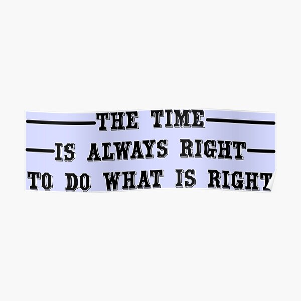 Quotes By Martin Luther King Jr Poster