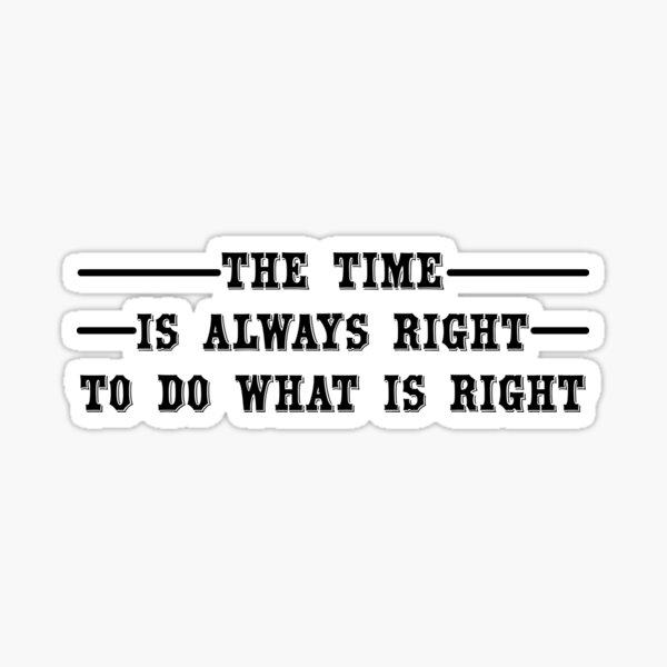 Quotes By Martin Luther King Jr Sticker