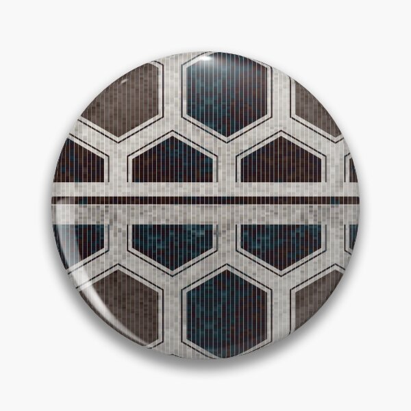 Item preview, Hexagon seamless pattern. Aged picture. Brown beige toned vector illustration for textile, cloth, wrapping paper designed and sold by Olgus.
