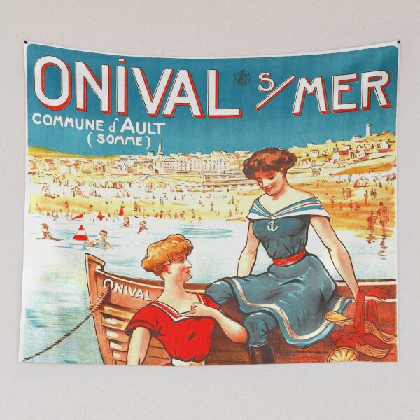 Item preview, Vintage Railway Travel Poster | French Riviera Onival designed and sold by SLAG-Creative.