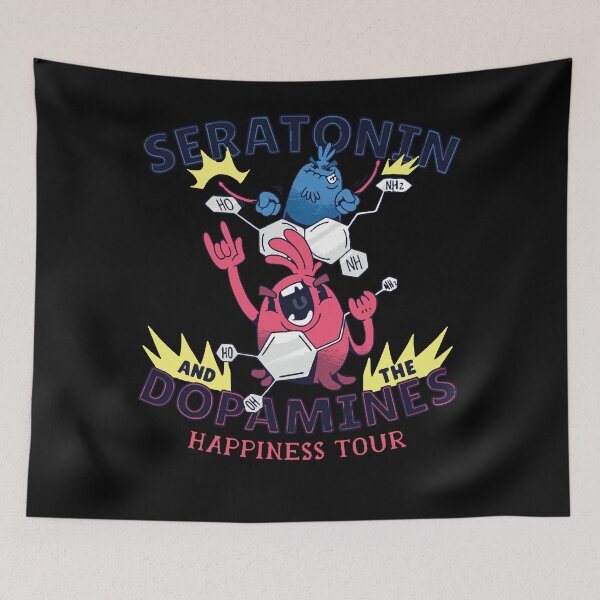 Item preview, Funny Chemistry Molecules Happiness Band Tour  designed and sold by LonsdaleKa.