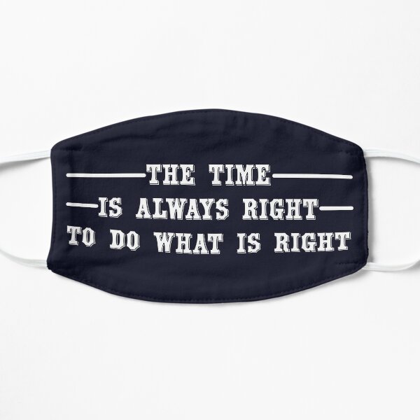 Quotes By Martin Luther King Jr Flat Mask
