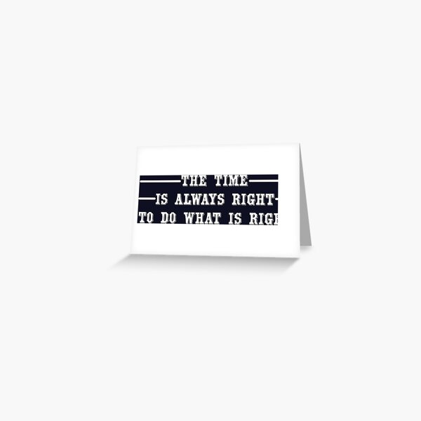 Quotes By Martin Luther King Jr Greeting Card