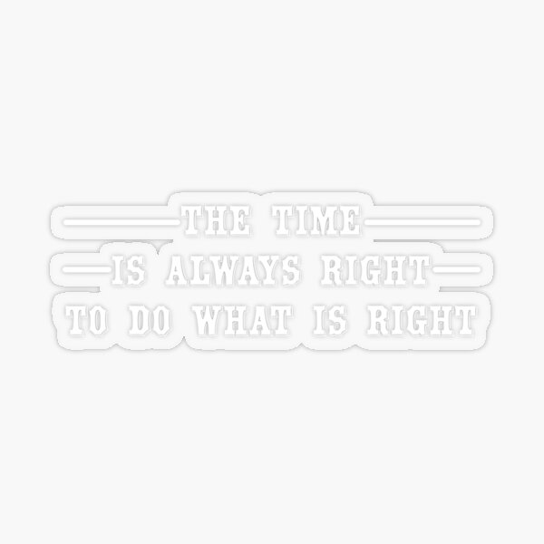 Quotes By Martin Luther King Jr Transparent Sticker
