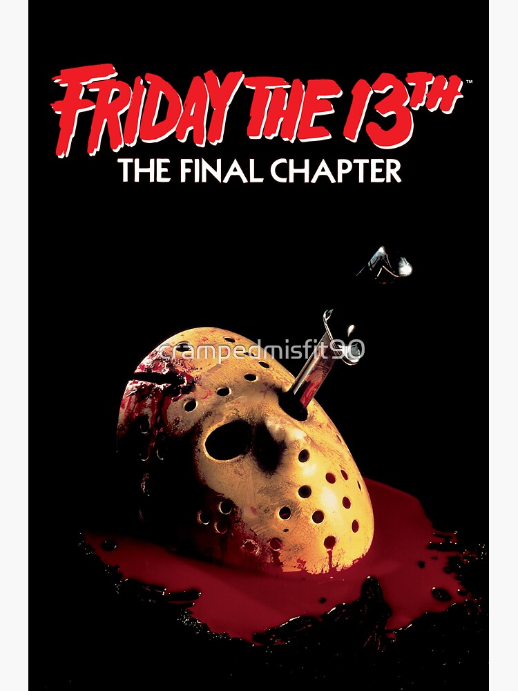 Thumbnail 3 of 3, Sticker, Friday The 13th - The Final Chapter Sticker designed and sold by crampedmisfit90.