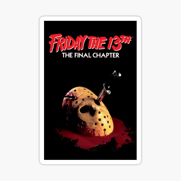 Item preview, Friday The 13th - The Final Chapter Sticker designed and sold by crampedmisfit90.