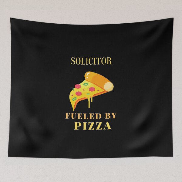 Item preview, Pizza fueled solicitor designed and sold by SnowballStep.