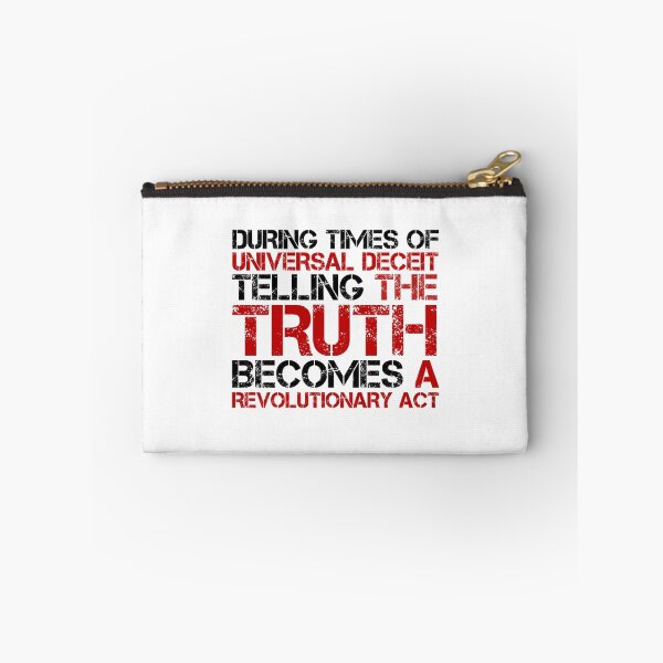 Item preview, George Orwell Quote Truth Freedom Free Speech designed and sold by Sid3walk Art.