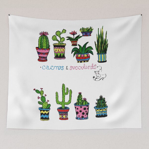 Item preview, Pack of cactuses & succulents designed and sold by SelinaFloca.