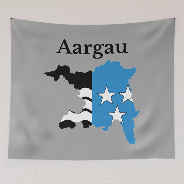 Item preview, Aargau Canton Map Flag, Switzerland designed and sold by marosharaf.