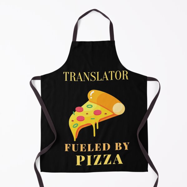 Item preview, Pizza fueled translator designed and sold by SnowballStep.