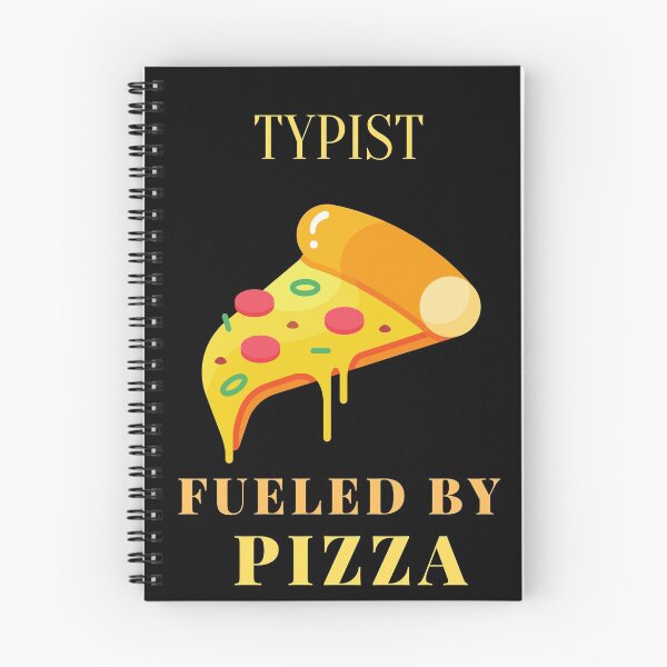 Item preview, Pizza fueled typist designed and sold by SnowballStep.