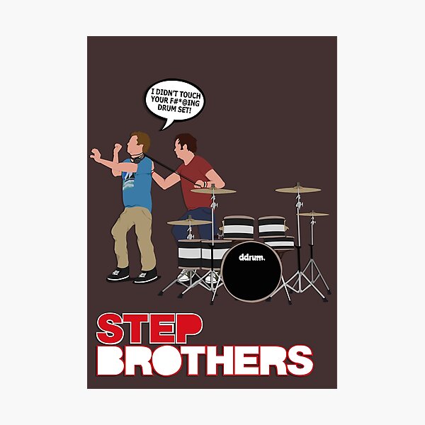 STEP BROTHERS DRUM SET Photographic Print