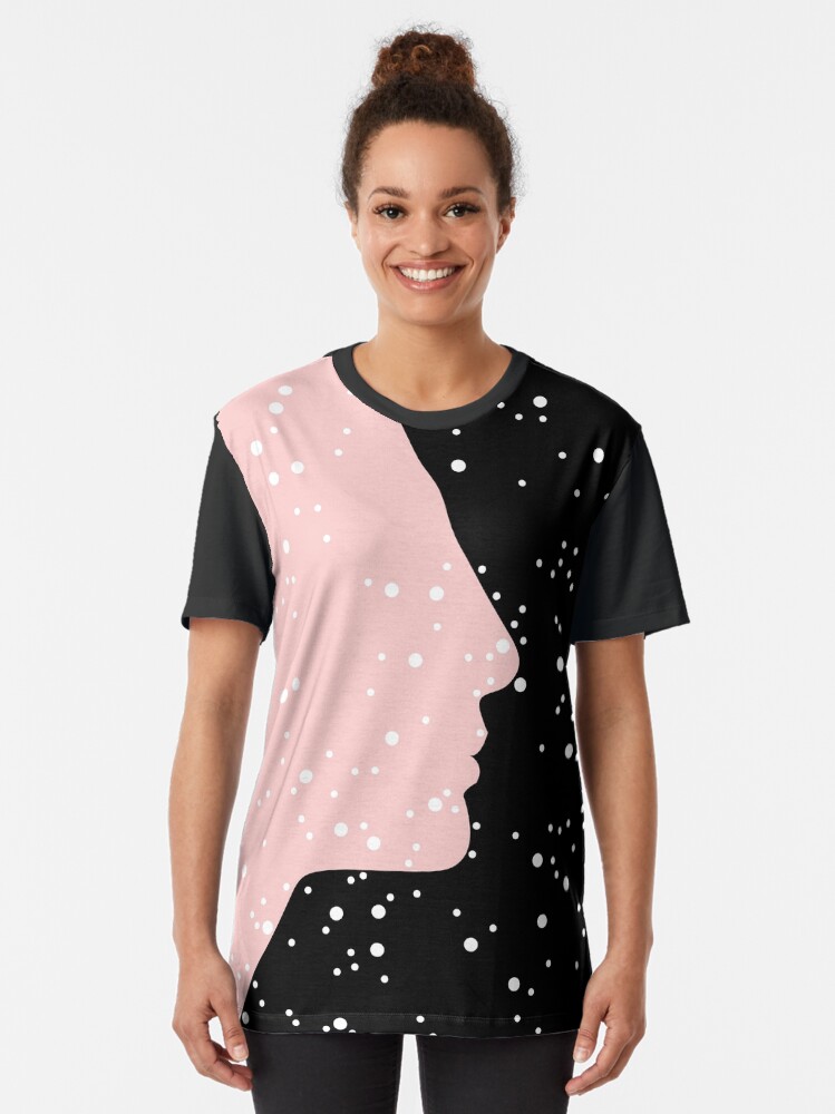 Alternate view of MC Nefertiti Black Graphic T-Shirt