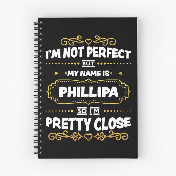 Item preview, Phillipa I'm Not Perfect Aesthetic Custom Name designed and sold by MariaMacioca.
