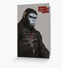 Dawn of the Planet of the Apes Greeting Card