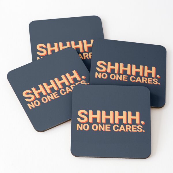 Item preview, SHHH No One Cares Mean designed and sold by Sour Soul.
