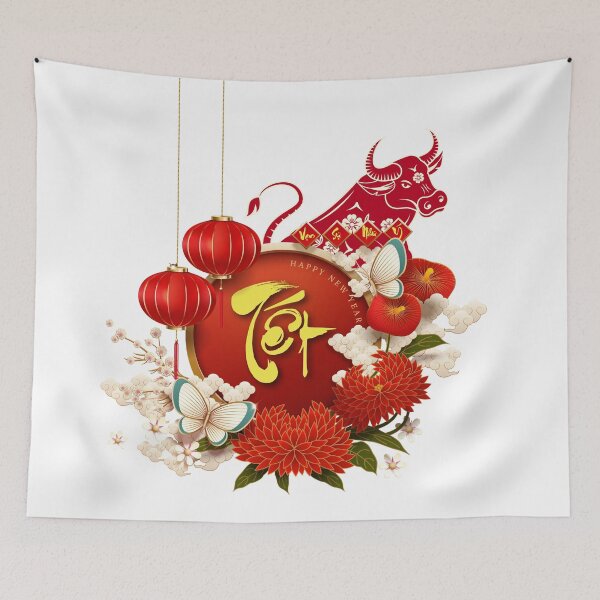 Item preview, Chuc Mung Nam Moi - Happy Vietnamese Lunar New Year Hardcover Journal designed and sold by taogiauco.