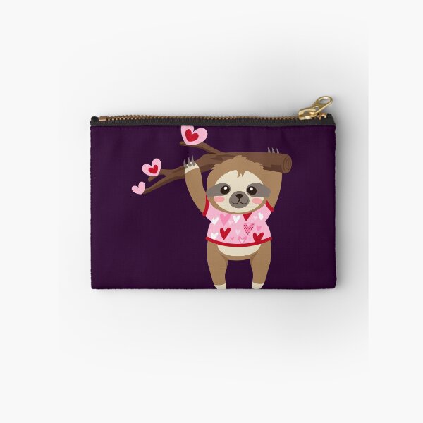 Item preview, Cute Hanging Sloth with hearts designed and sold by WOW TeesAndThings.