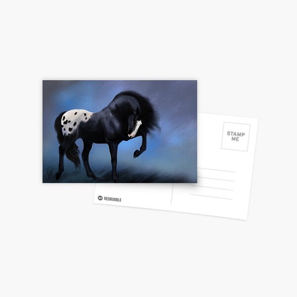 Item preview, Black Spotted Blanket Appaloosa designed and sold by KJL90.
