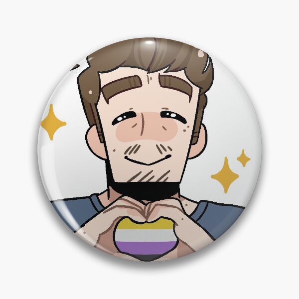 Item preview, Kevin non binary pride - sticker designed and sold by Tadesart.