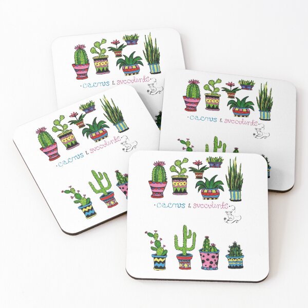 Item preview, Pack of cactuses & succulents designed and sold by SelinaFloca.