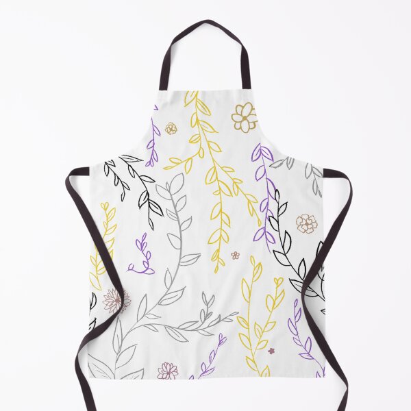 Item preview, Non-Binary Vines and Flowers designed and sold by FrostedDesigns.