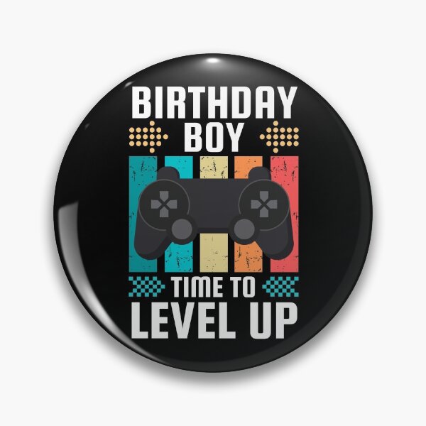 Item preview, Birthday Boy Time To Level Up designed and sold by ohmier.