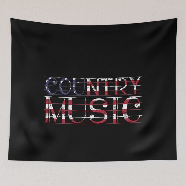 Item preview, Country Music Retro Vintage Guitar designed and sold by busydesign.