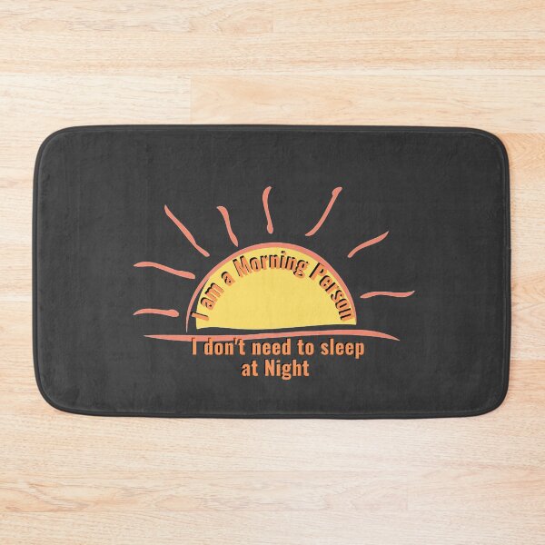 Item preview, I am (not) a Morning Person #2 - Funny Quote designed and sold by simpleones.
