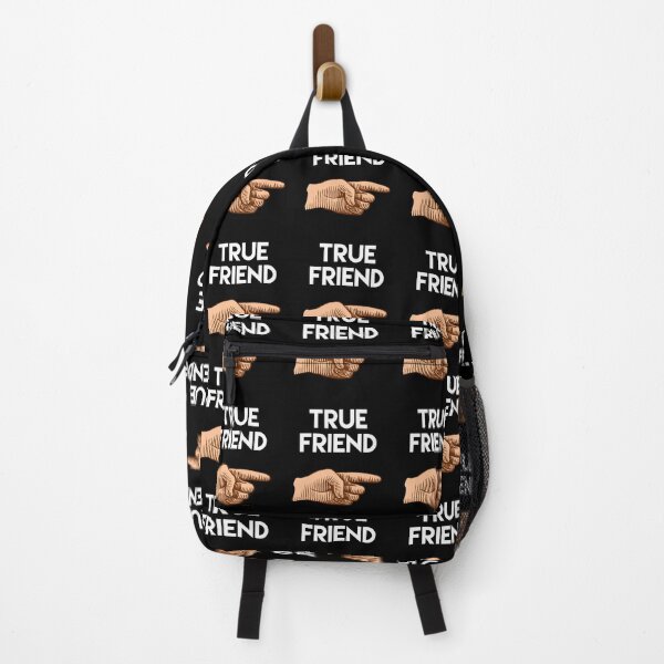 Item preview, True Friend, finger pointing to the left. Friendship. designed and sold by efenem.