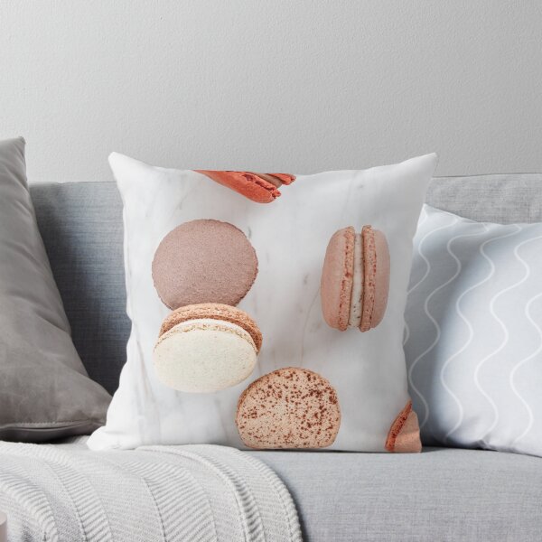 Item preview, Macarons Print, French Macaron Flat Lay Home Decor Art Print, Bakery Restaurant Print, Sweet Candy Print designed and sold by radub85.