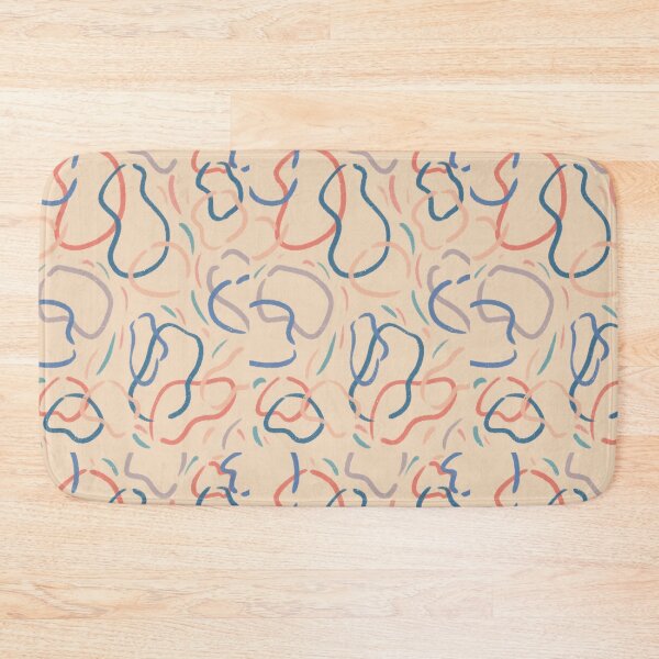 Item preview, Abtract doodles pastel colors designed and sold by Palm Tree Atelier.