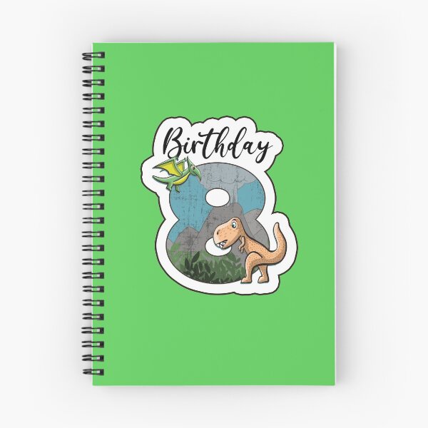 Item preview, Dino Trex and pterodactylus birthday 8 years designed and sold by Between Clouds.