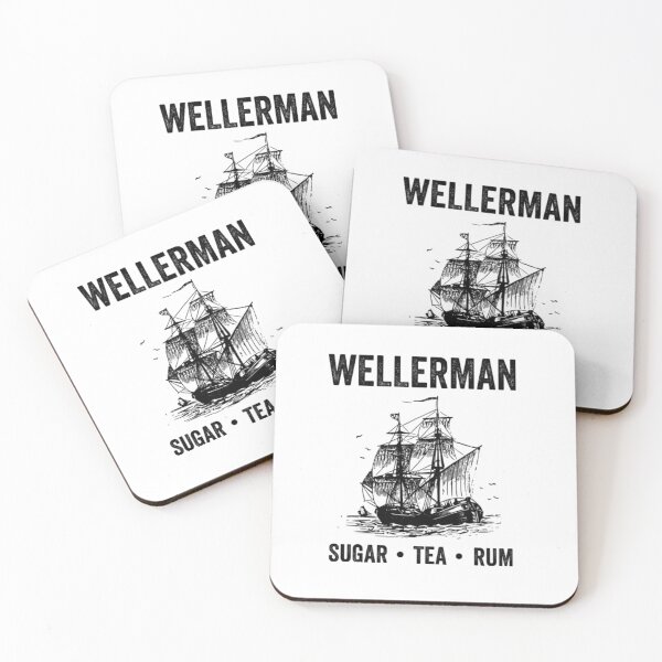 Item preview, Wellerman Sea Shanty Sugar Tea Rum Ship Anchor Fishing Whaling Song designed and sold by CotaLevy.