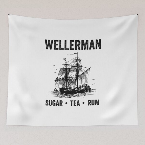 Item preview, Wellerman Sea Shanty Sugar Tea Rum Ship Anchor Fishing Whaling Song designed and sold by CotaLevy.