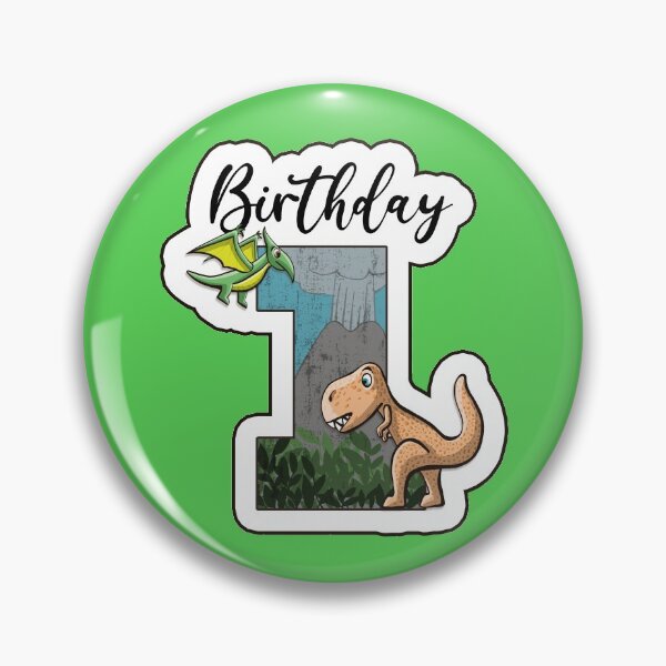 Artikelvorschau, Dino Trex und Pterodactylus Geburtstag 1 Jahr entworfen und verkauft von Between Clouds.