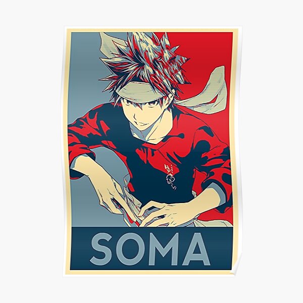 Soma Yukihira, an art print by Nnon